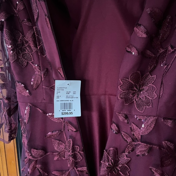 Burgundy Wine Formal Dress - Picture 7 of 7